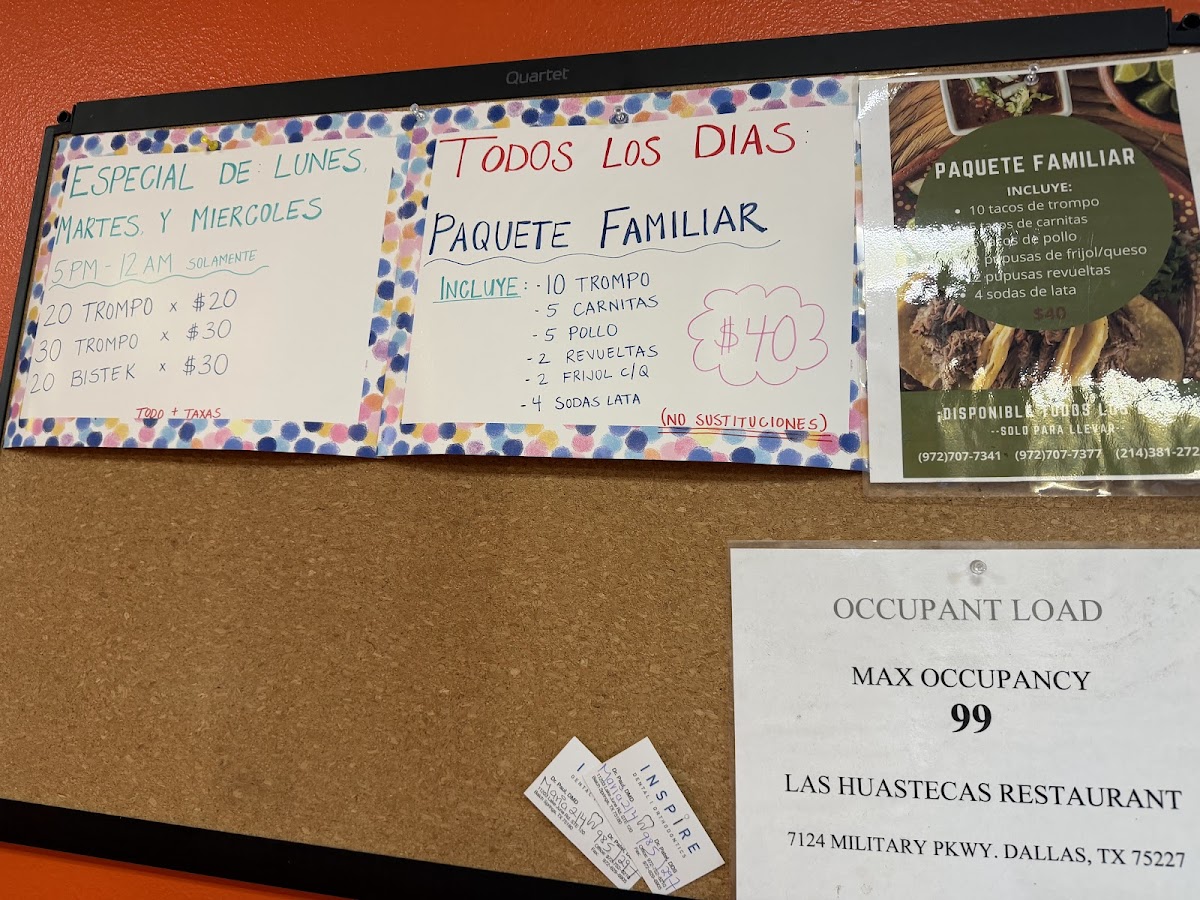 Las Huastecas Menu - Image 2