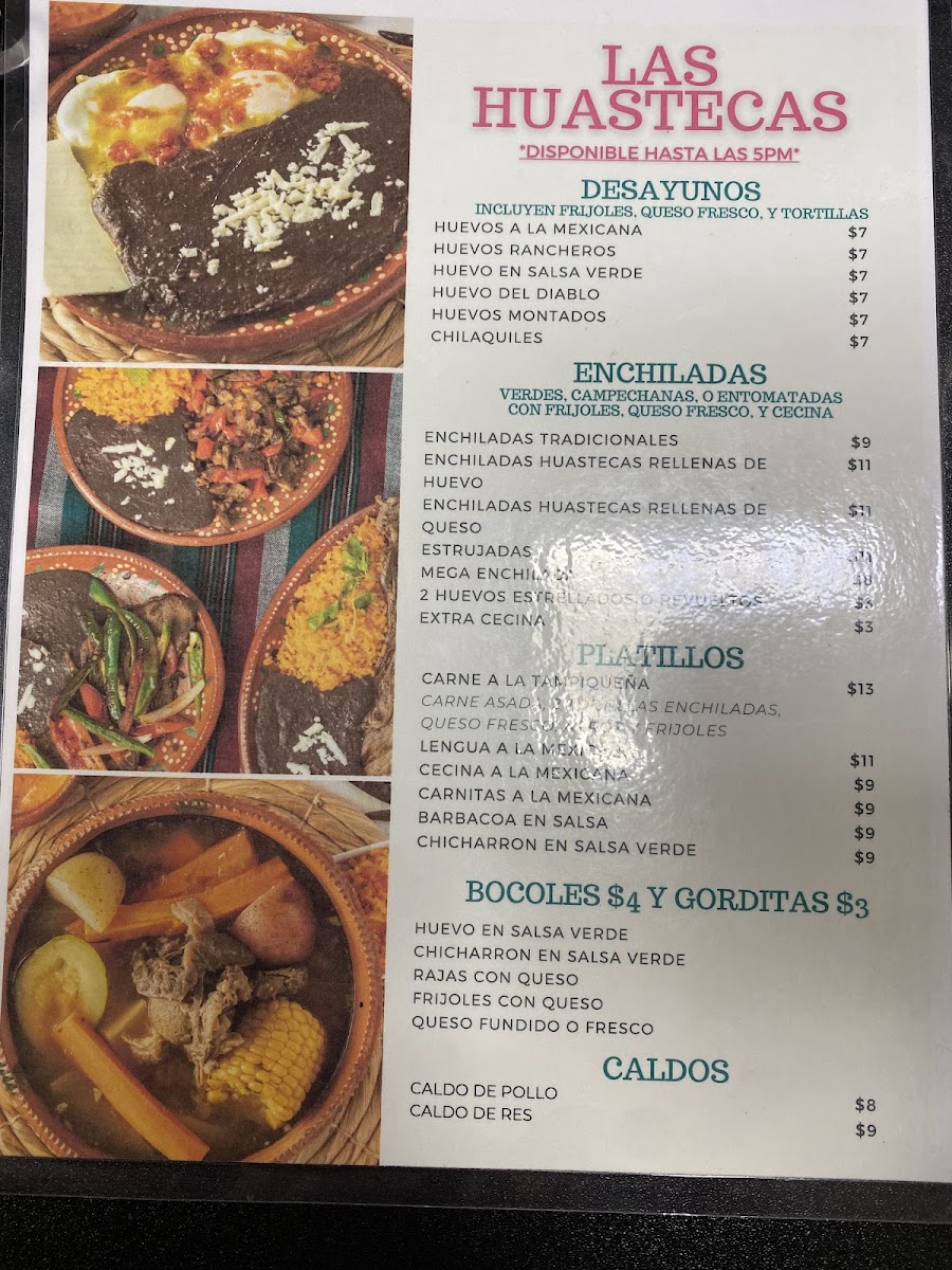 Las Huastecas Menu - Image 6